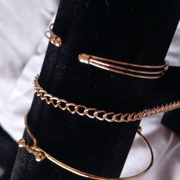 BRACELETS set 3 Rhinestone and diamonds - Picture 3 of 3